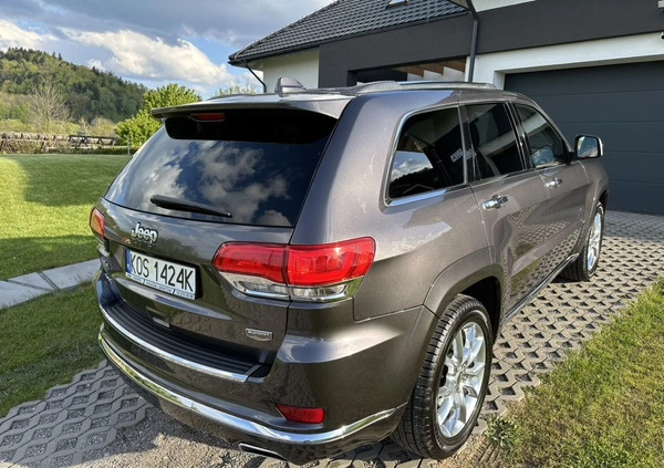 Jeep Grand Cherokee cena 114000 przebieg: 123600, rok produkcji 2014 z Andrychów małe 742